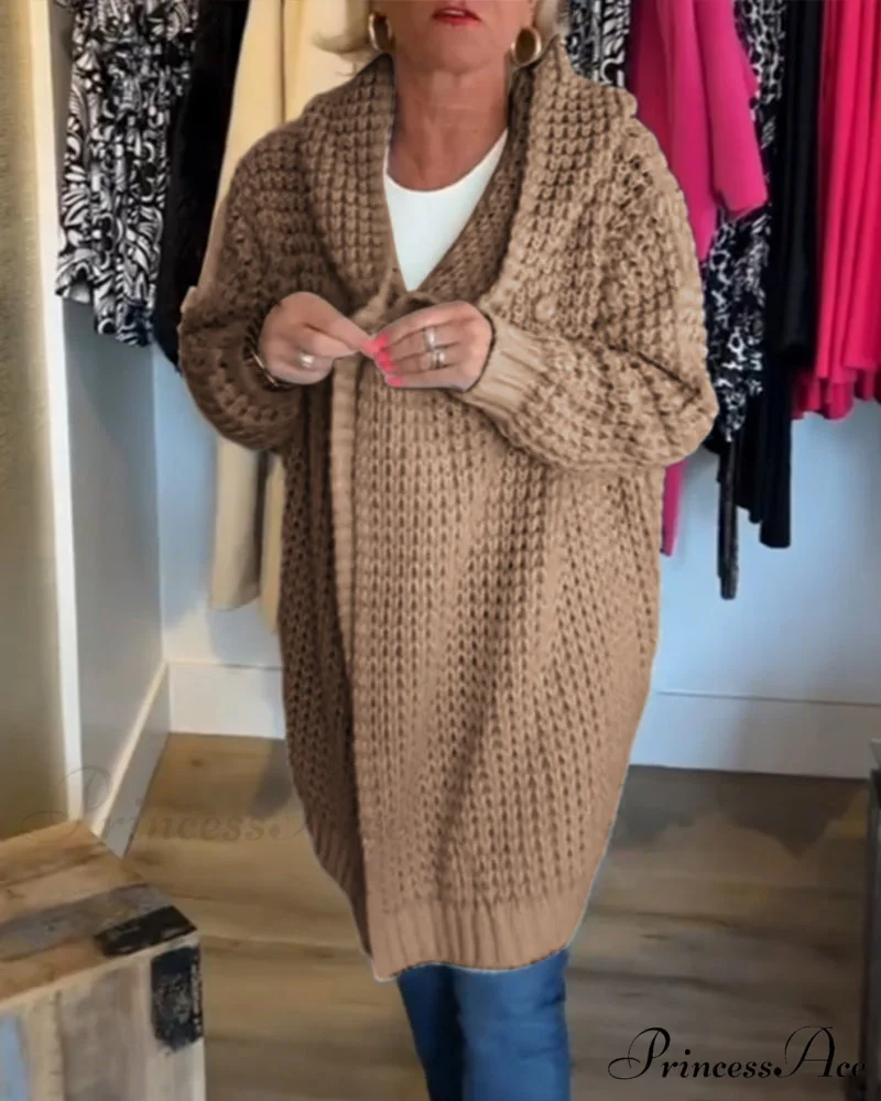 in solid Cardigan a color - Image 8