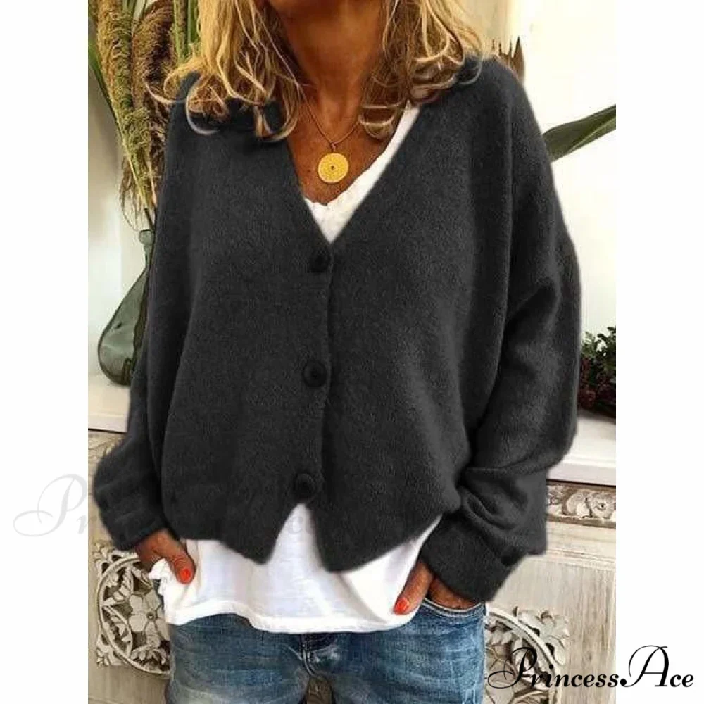 Coat - Casual V-Neck Fashion - Image 3