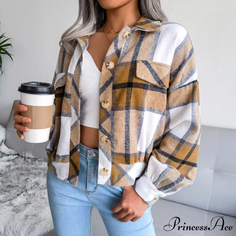 Plaid Retro Coat - Image 10