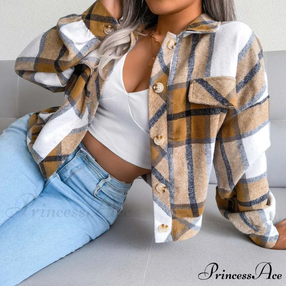 Plaid Retro Coat - Image 12