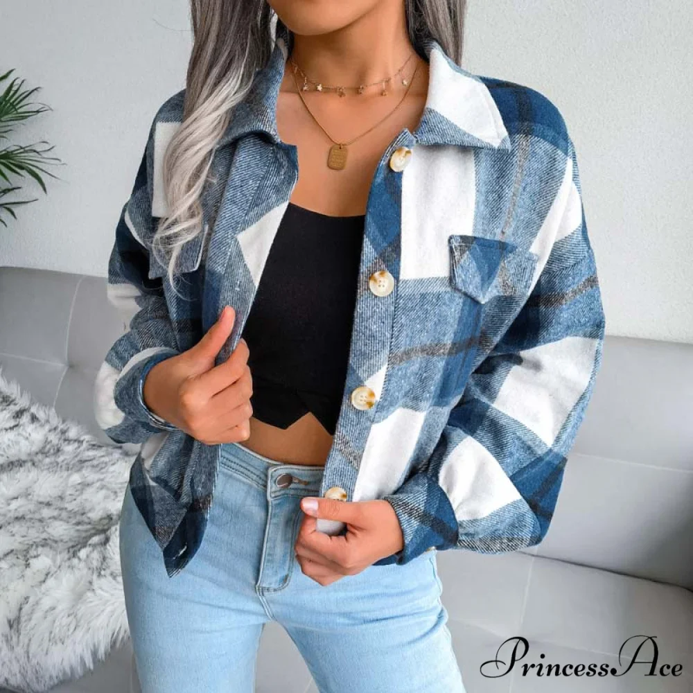 Plaid Retro Coat - Image 13