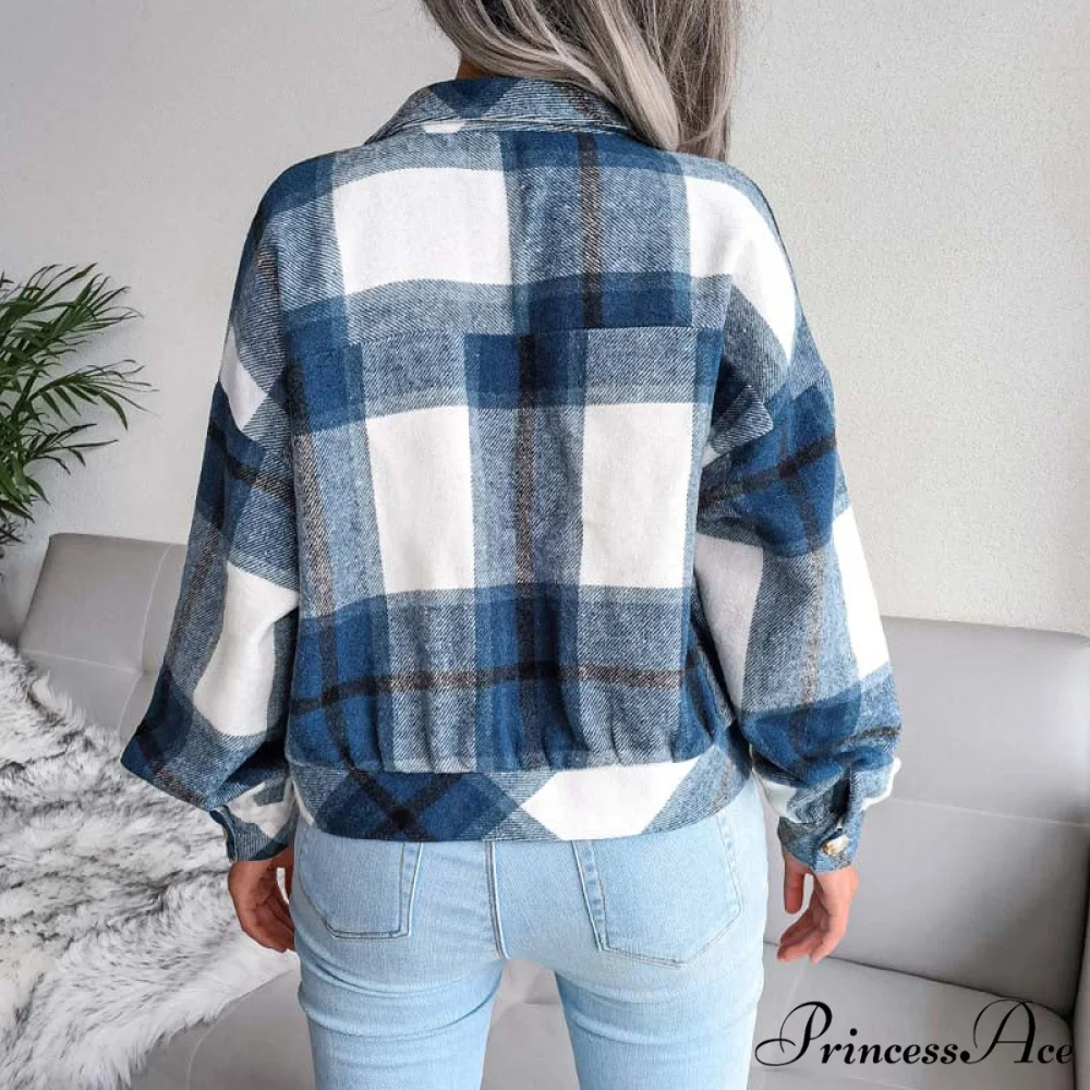 Plaid Retro Coat - Image 14