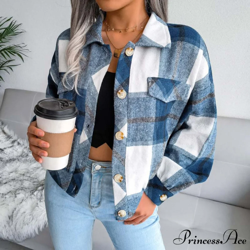 Plaid Retro Coat - Image 15