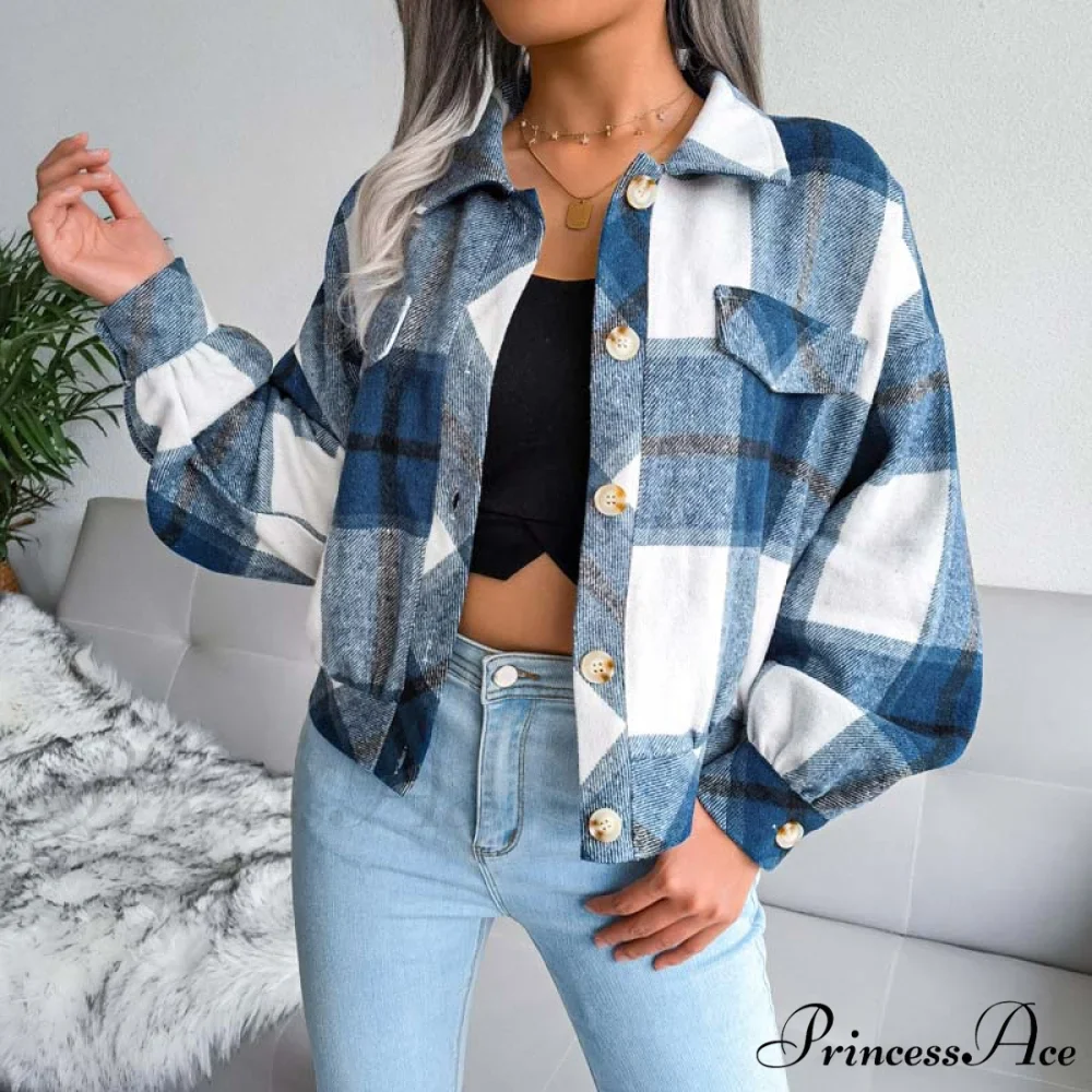 Plaid Retro Coat - Image 17