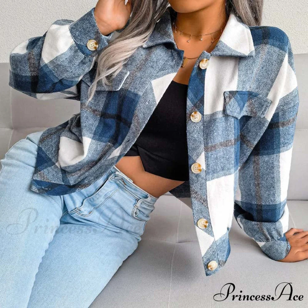 Plaid Retro Coat - Image 18