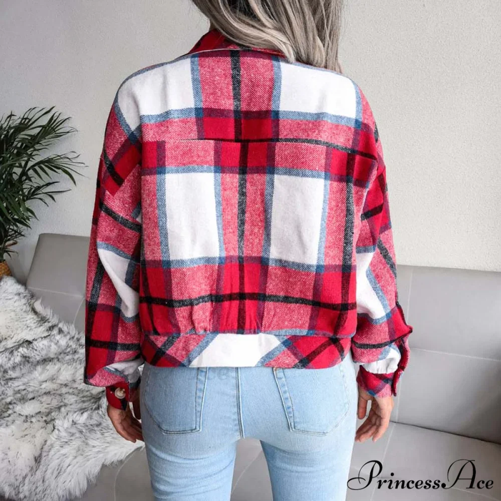 Plaid Retro Coat - Image 20