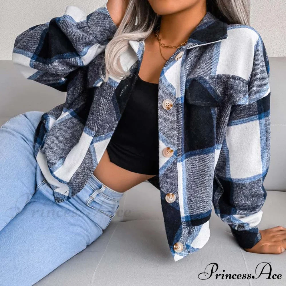Plaid Retro Coat - Image 30