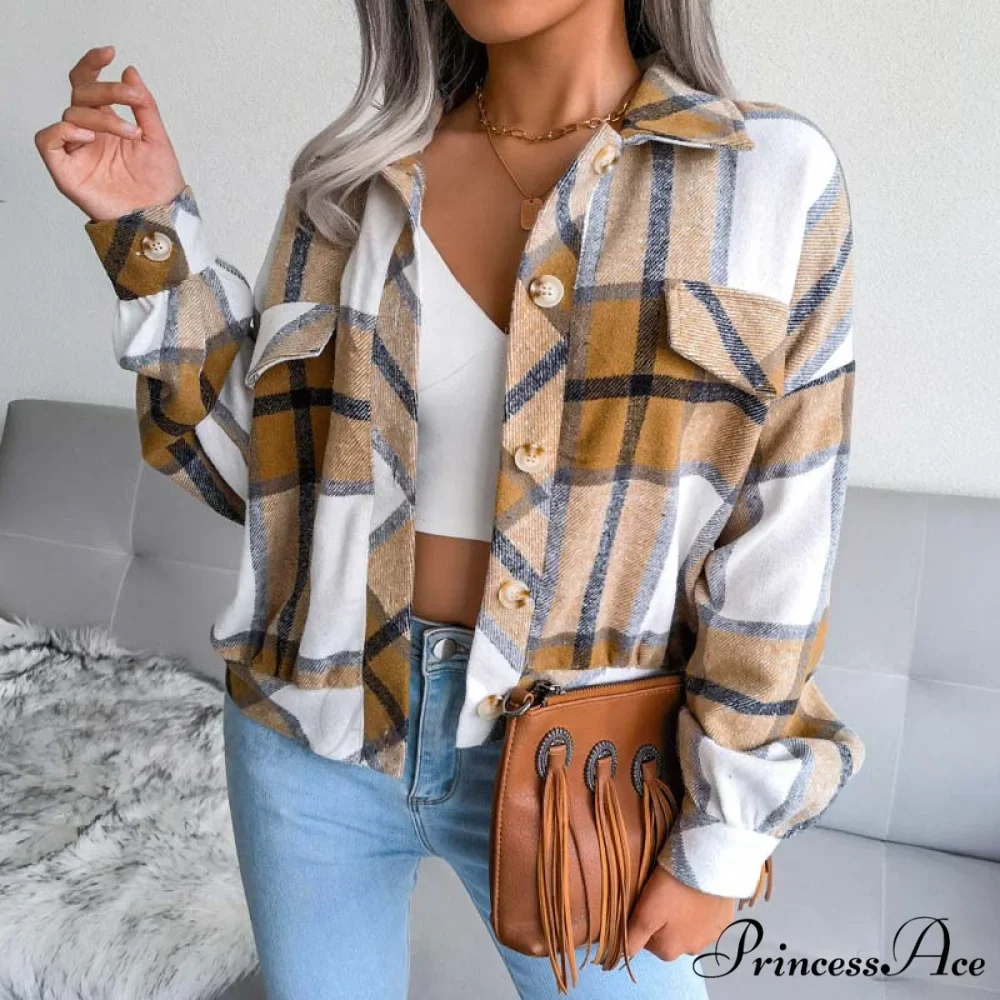 Plaid Retro Coat - Image 9