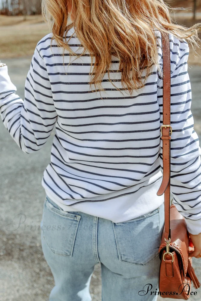 Arm Striped Long Top - Image 2