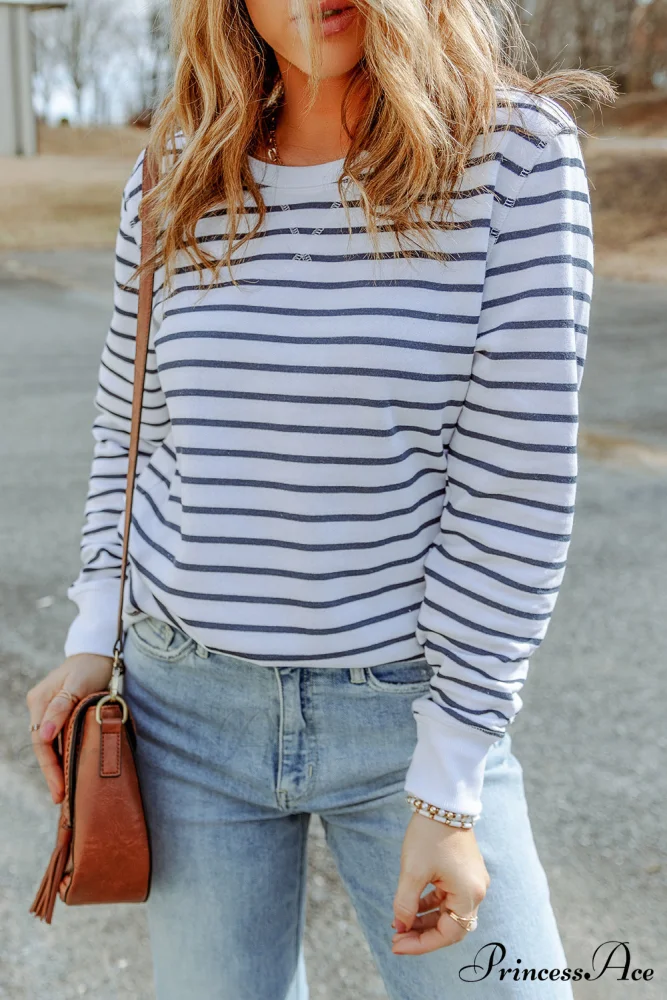 Arm Striped Long Top - Image 4