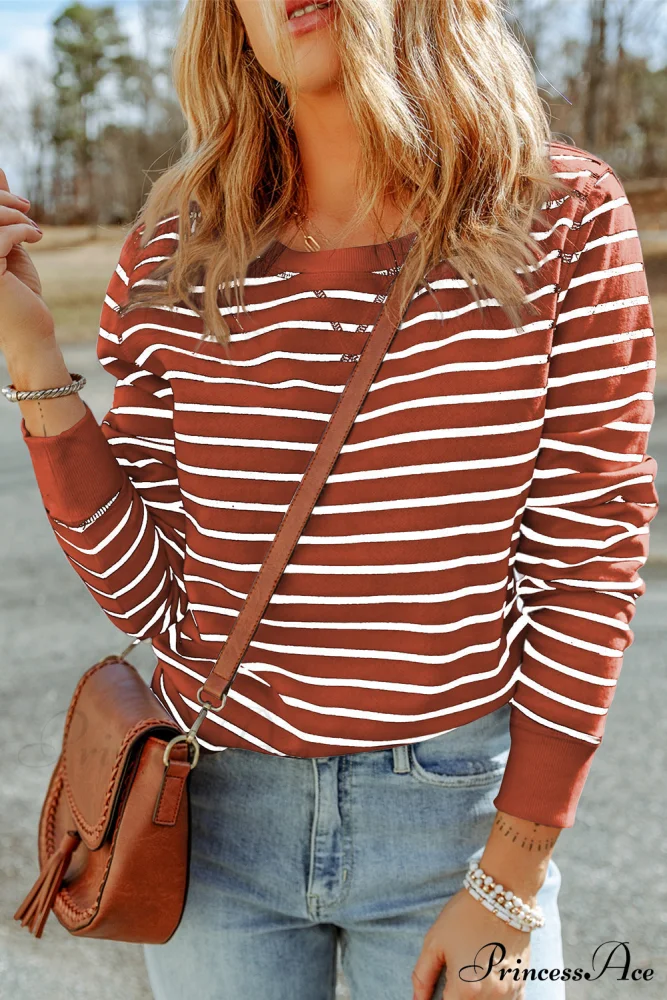 Arm Striped Long Top - Image 5