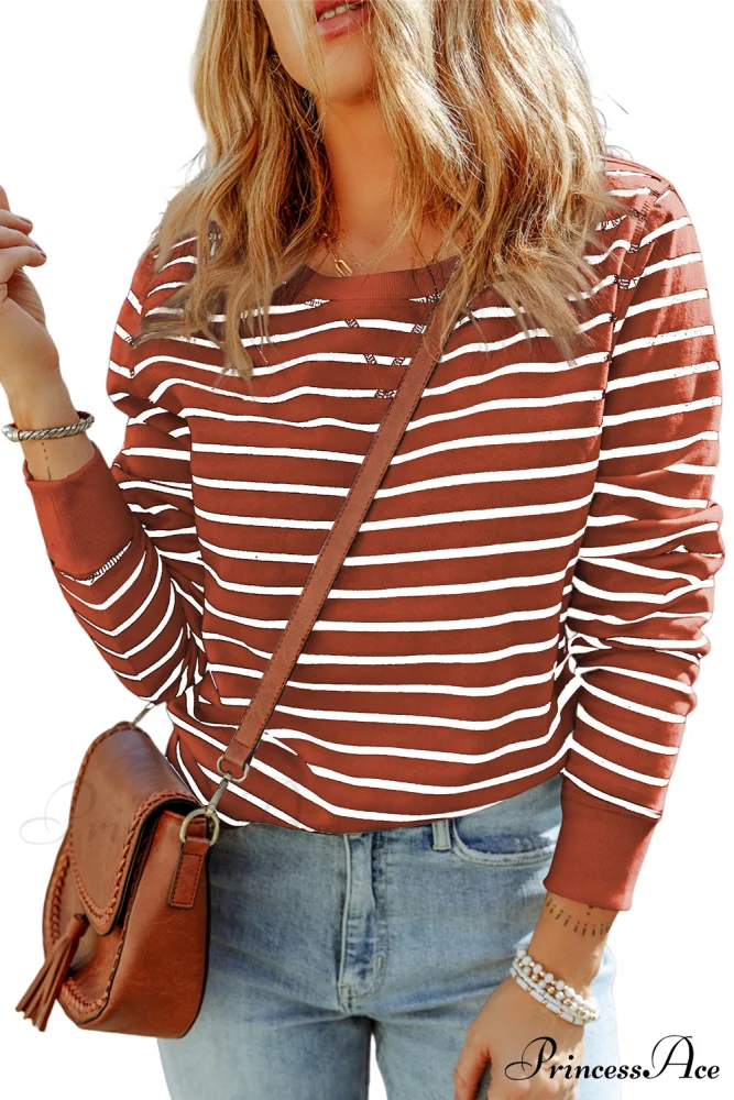Arm Striped Long Top - Image 7
