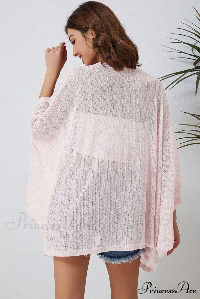 Three-Quarter Front Arm Open Cardigan - Image 2