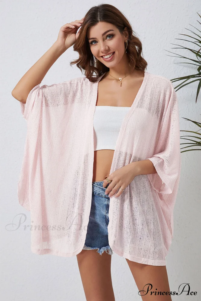 Three-Quarter Front Arm Open Cardigan - Image 5