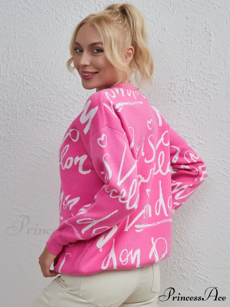 Drawstring Round Neck Sweater - Image 2
