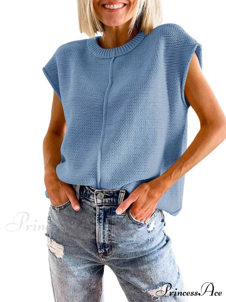 Sweater Sleeveless Vest - Image 12