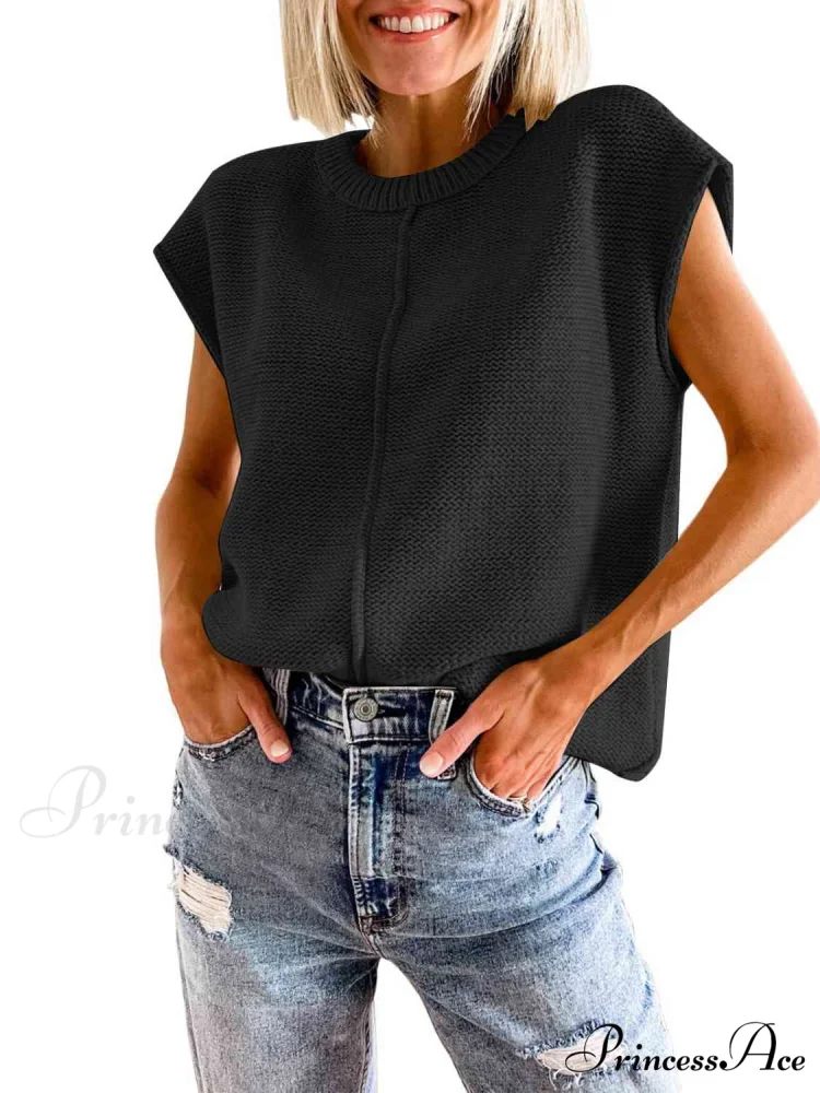 Sweater Sleeveless Vest - Image 6
