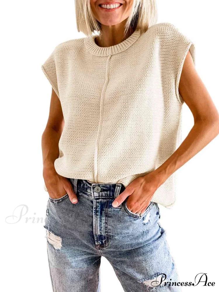 Sweater Sleeveless Vest - Image 8