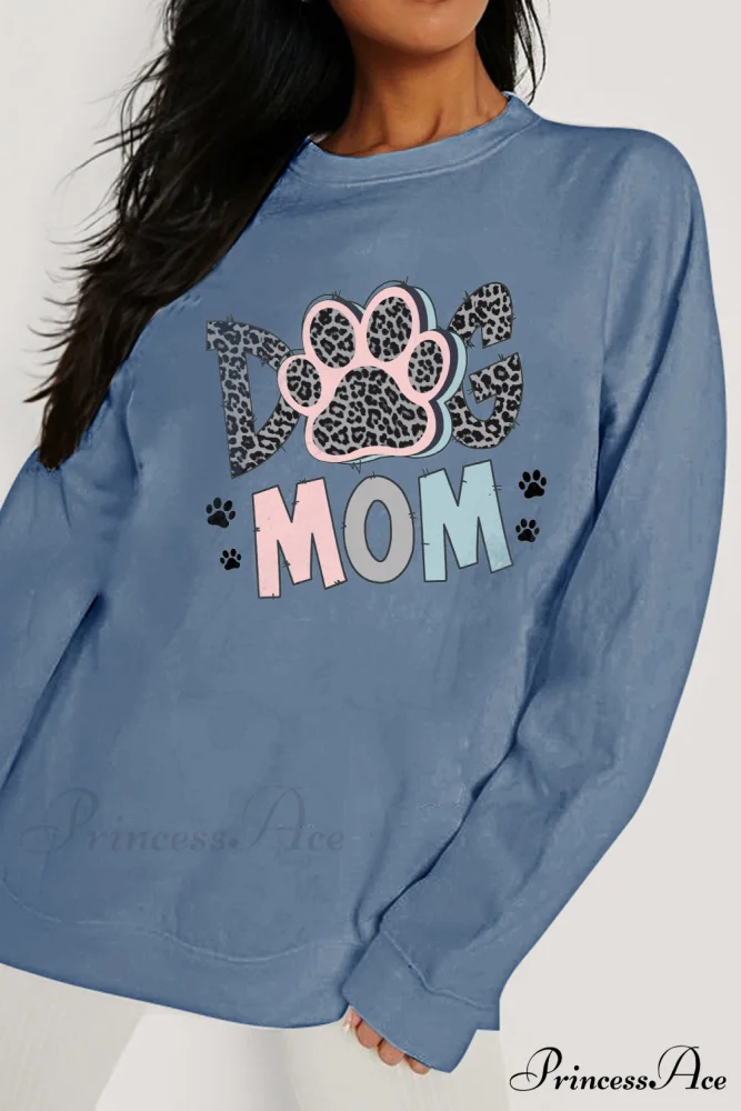 Size Full Graphic Simply DOG Love MOM Sweatshirt - Image 3