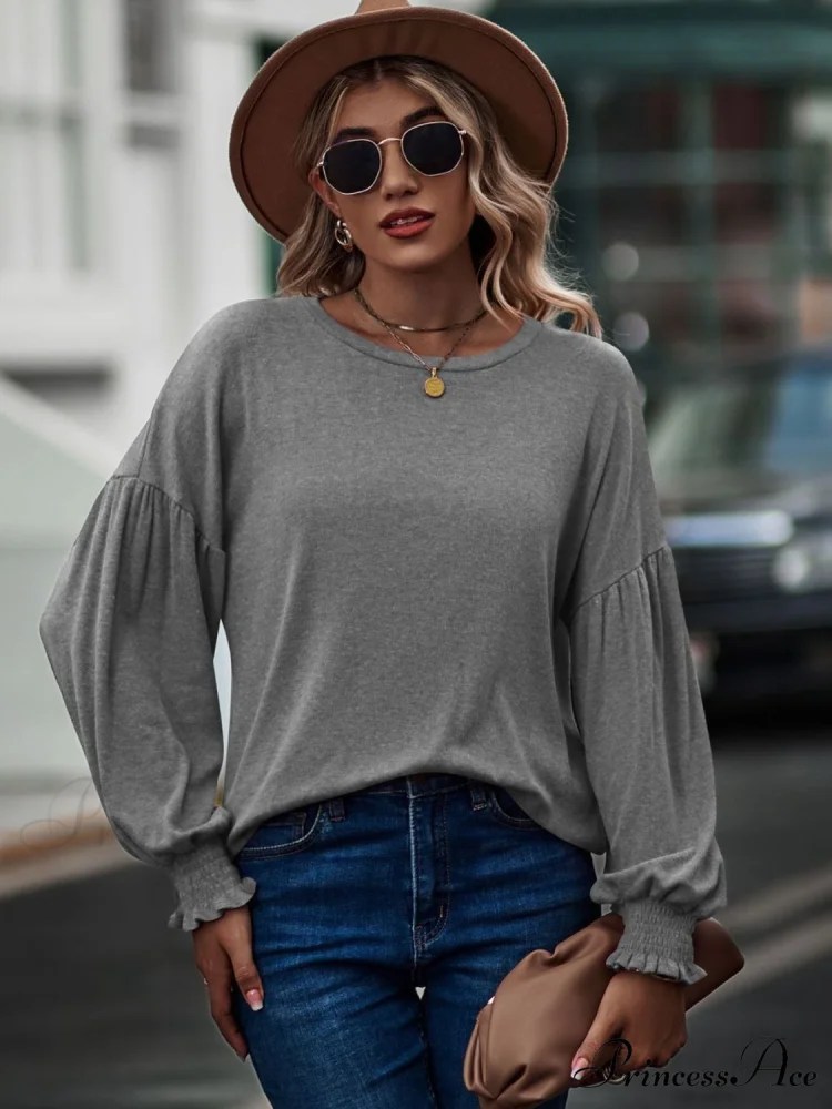 with Neck Dropped Flounce Round Arm and T-Shirt Shoulder - Image 10