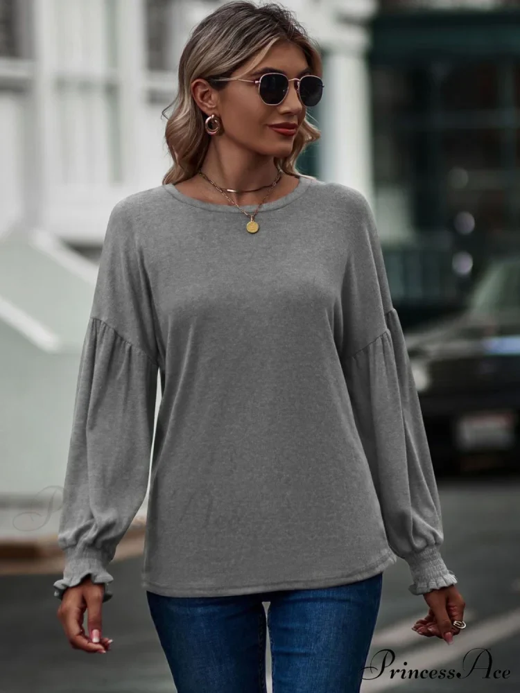 with Neck Dropped Flounce Round Arm and T-Shirt Shoulder - Image 11