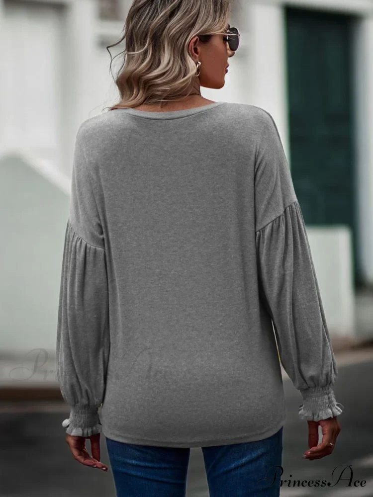with Neck Dropped Flounce Round Arm and T-Shirt Shoulder - Image 12