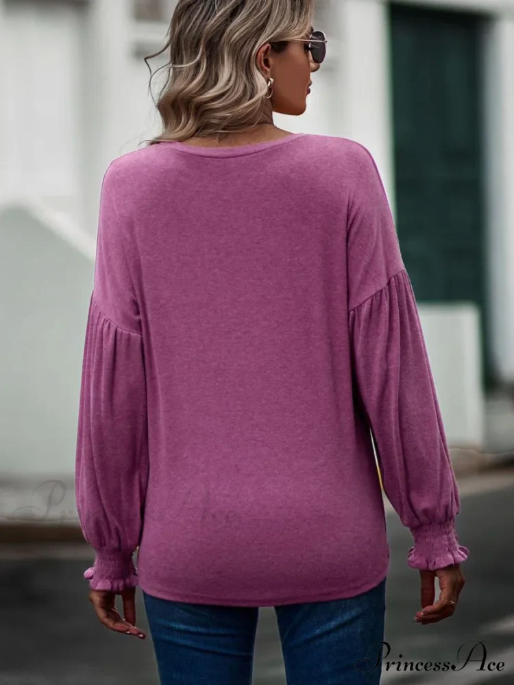 with Neck Dropped Flounce Round Arm and T-Shirt Shoulder - Image 2