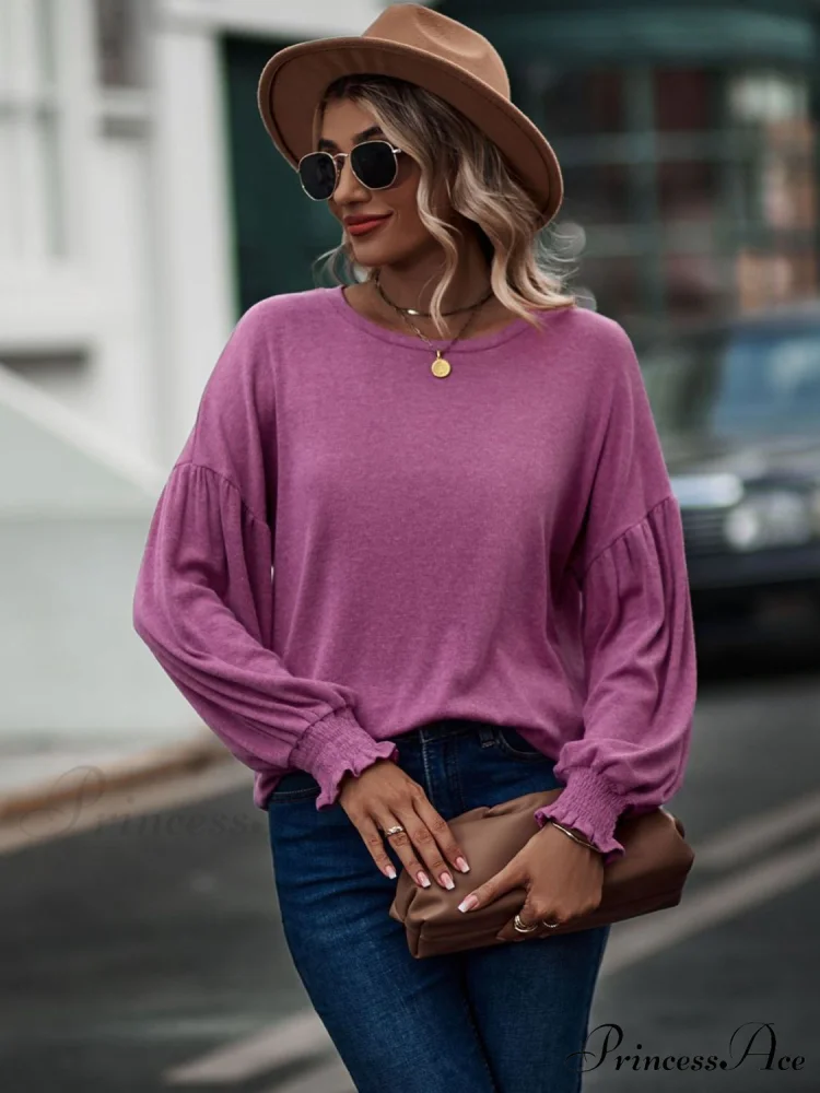 with Neck Dropped Flounce Round Arm and T-Shirt Shoulder - Image 3