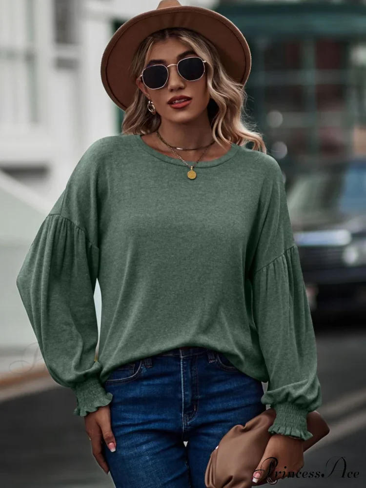 with Neck Dropped Flounce Round Arm and T-Shirt Shoulder - Image 4