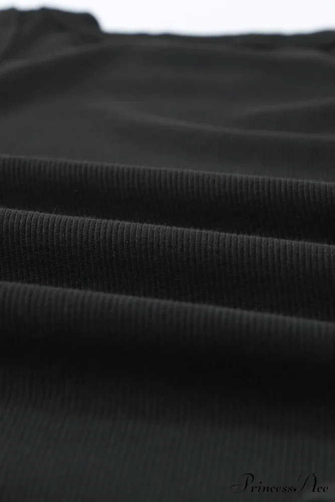 Ribbed Black Tank Top - Image 14