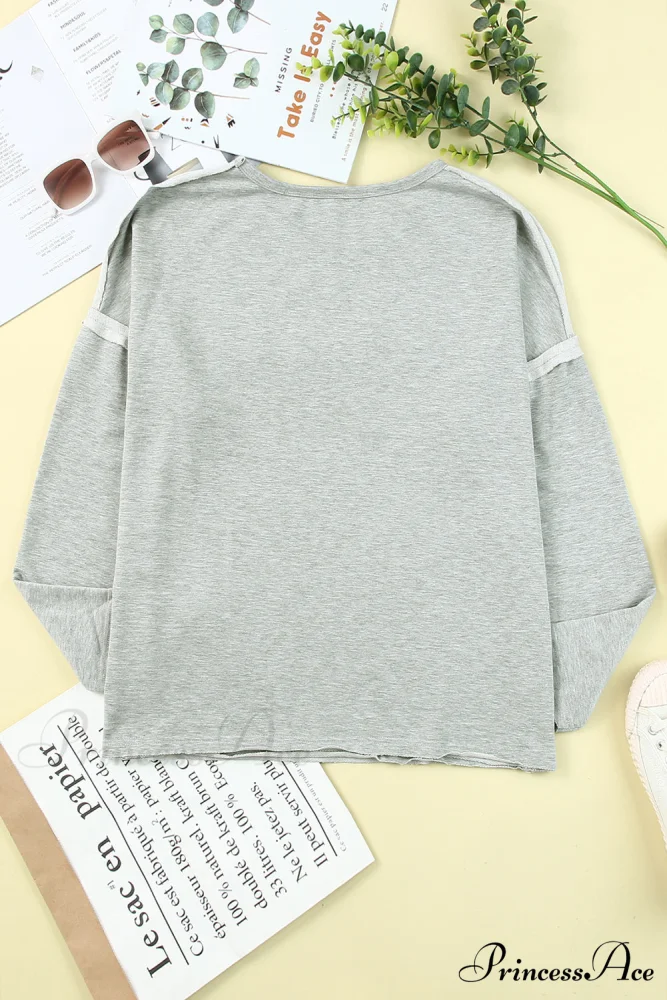 with - Arm Oversized Top Pockets Drop Gray - Image 14