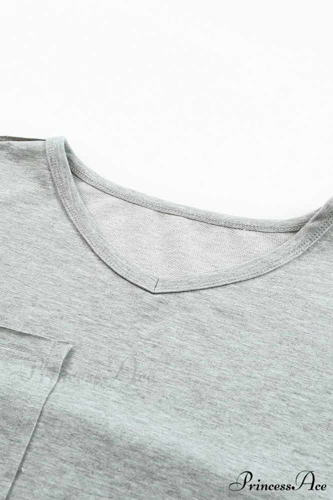 with - Arm Oversized Top Pockets Drop Gray - Image 18