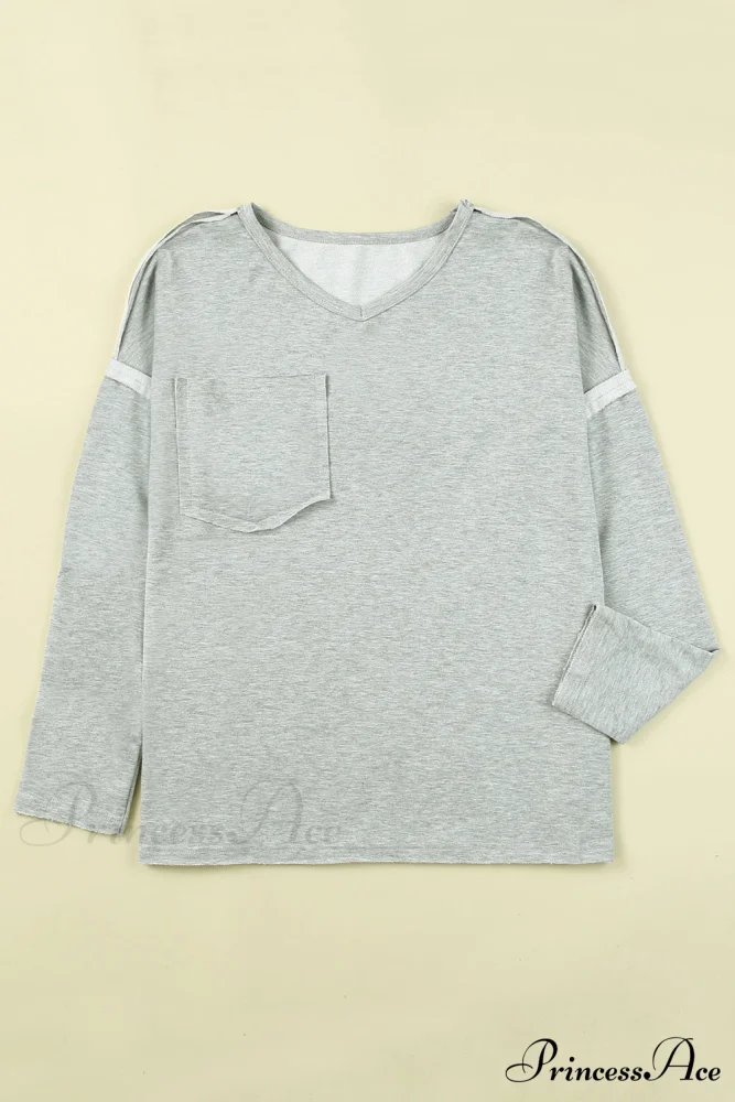 with - Arm Oversized Top Pockets Drop Gray - Image 20