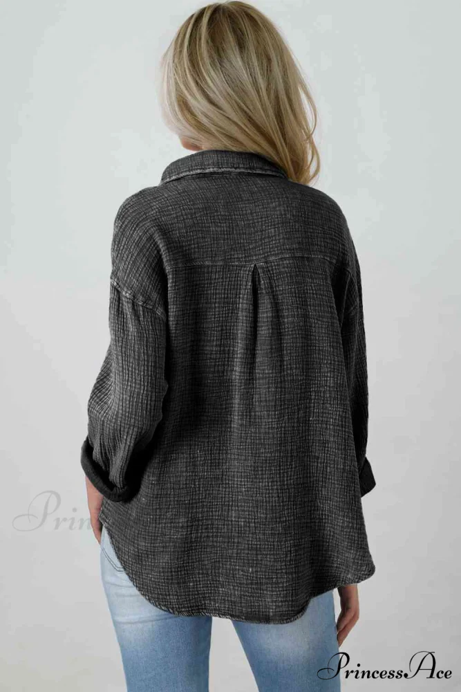 Blouse Textured with Buttons - Image 13