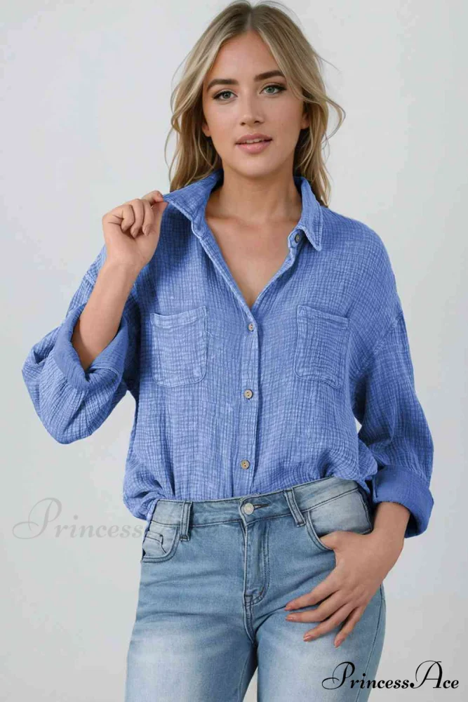 Blouse Textured with Buttons - Image 14