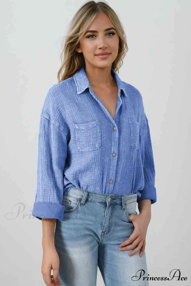 Blouse Textured with Buttons - Image 15