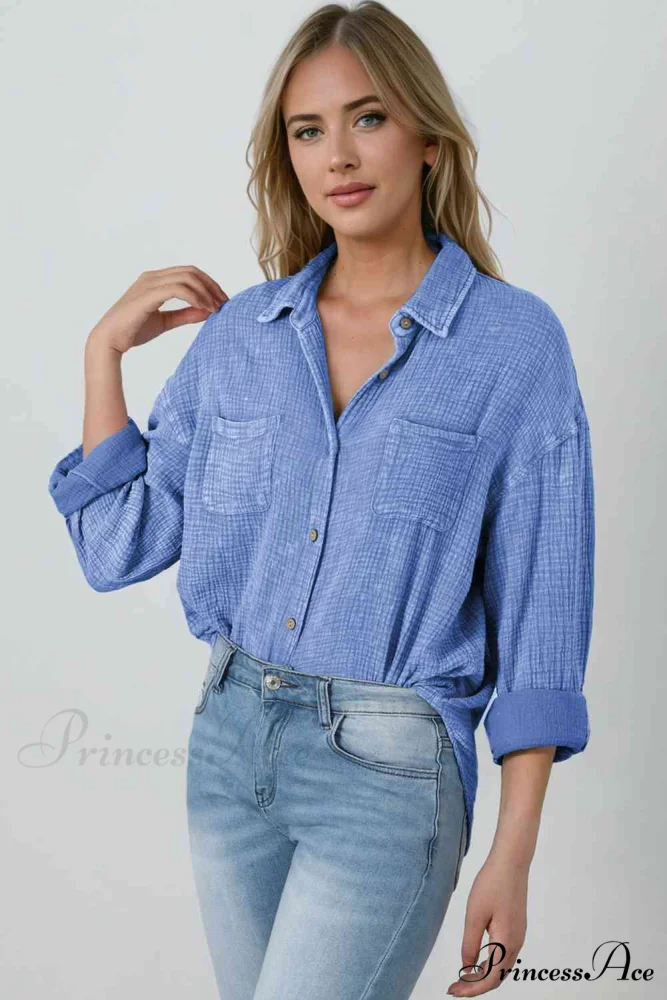 Blouse Textured with Buttons - Image 16