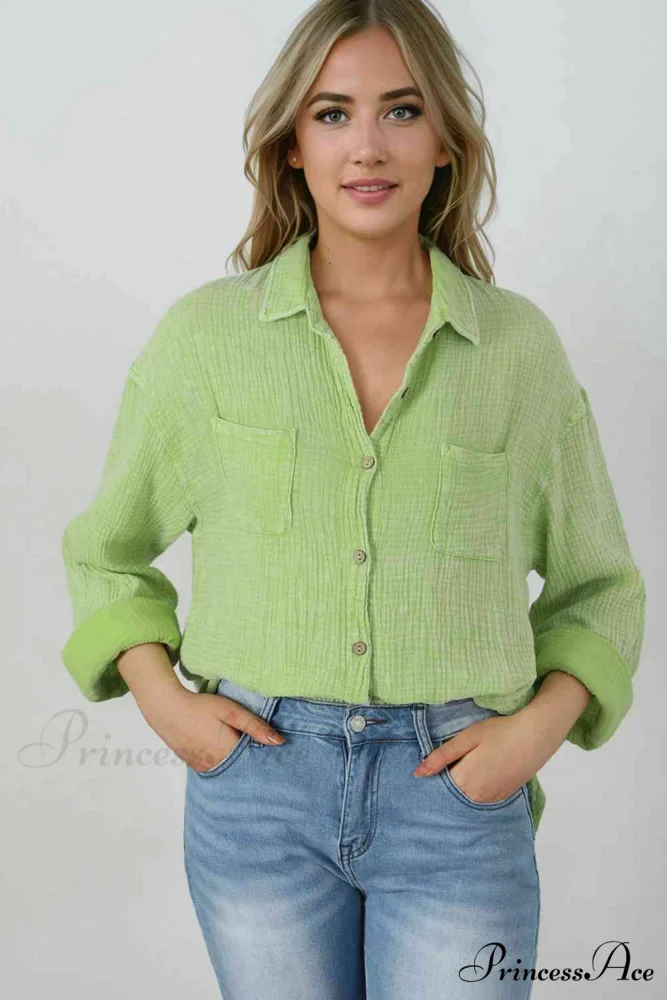 Blouse Textured with Buttons - Image 18