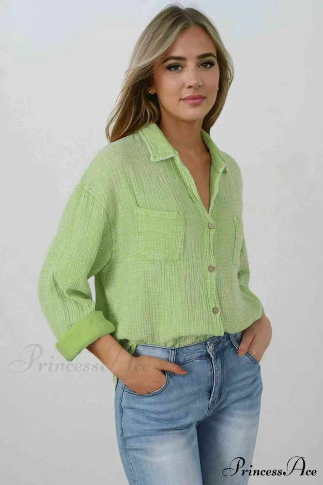 Blouse Textured with Buttons - Image 19