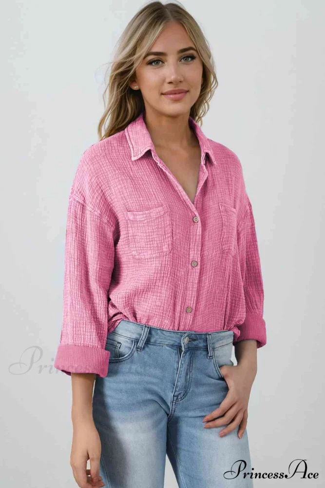 Blouse Textured with Buttons - Image 2