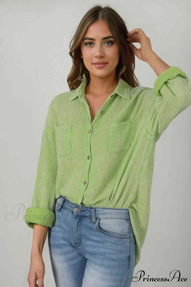 Blouse Textured with Buttons - Image 20