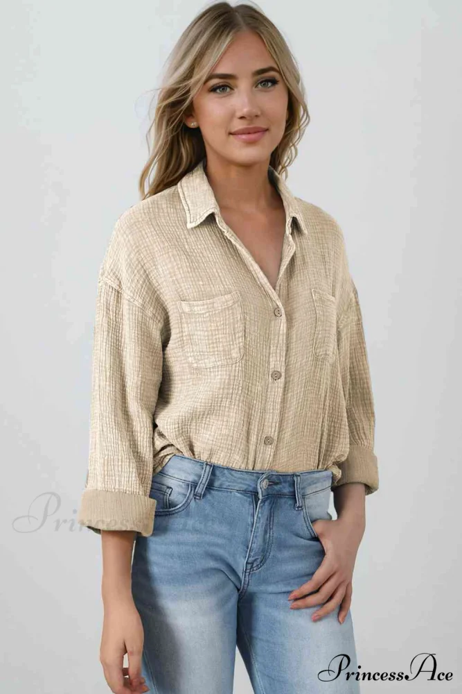 Blouse Textured with Buttons - Image 27