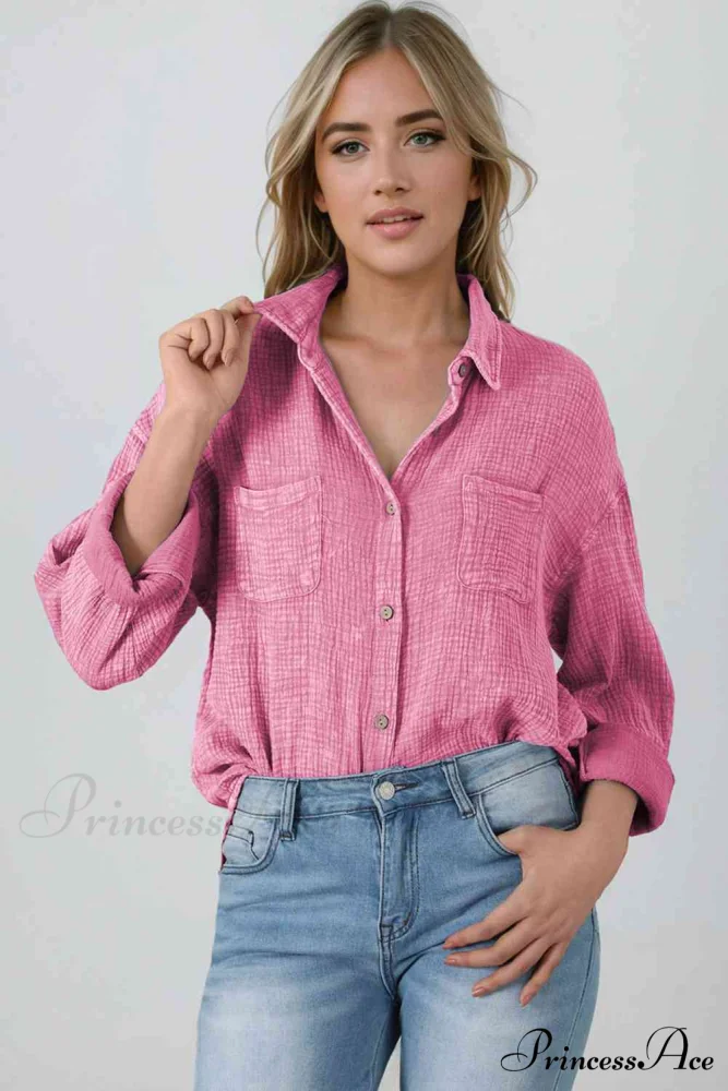 Blouse Textured with Buttons - Image 3