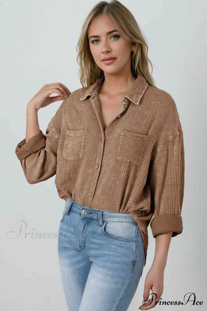 Blouse Textured with Buttons - Image 5