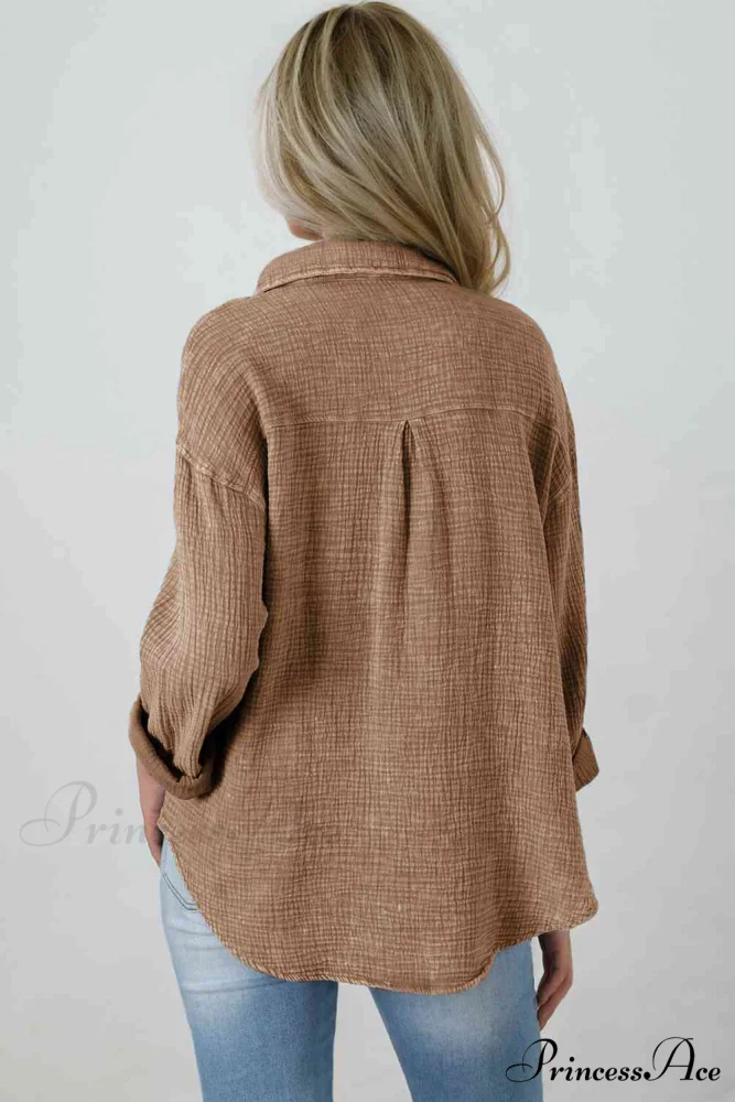 Blouse Textured with Buttons - Image 7