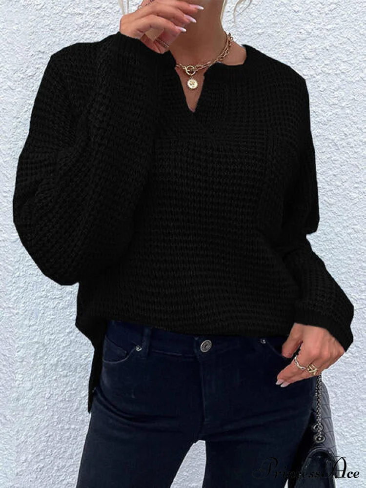Arm Notched with Long Sweater Detail - Image 4
