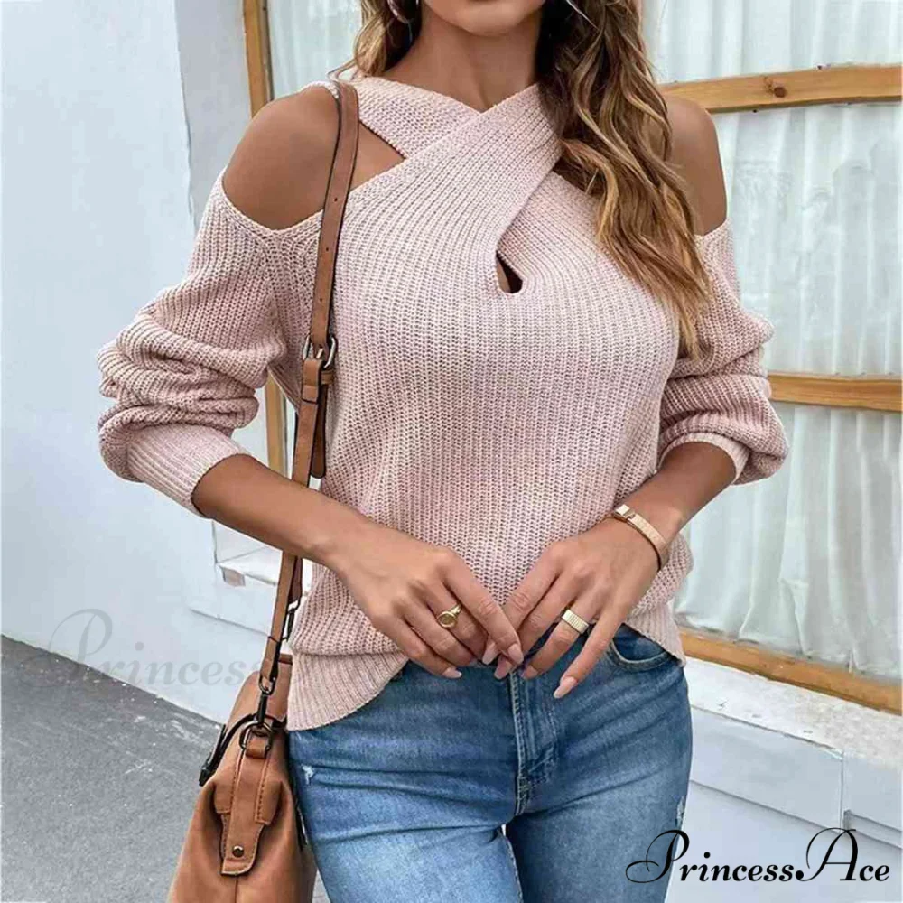 Crisscross Cold-Shoulder Sweater - Image 4