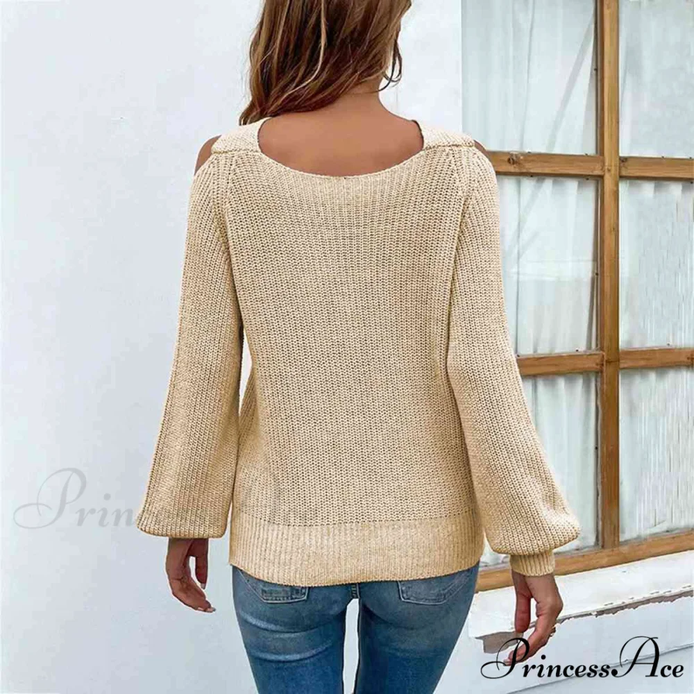 Crisscross Cold-Shoulder Sweater - Image 8