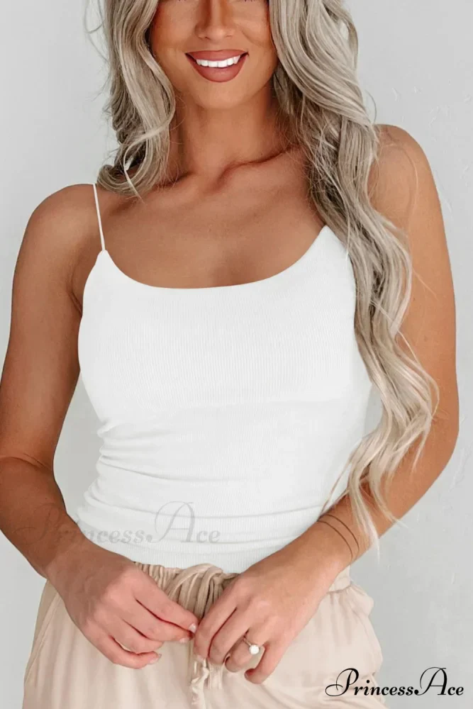 Ribbed Tank Scoop Neck Top - Image 7
