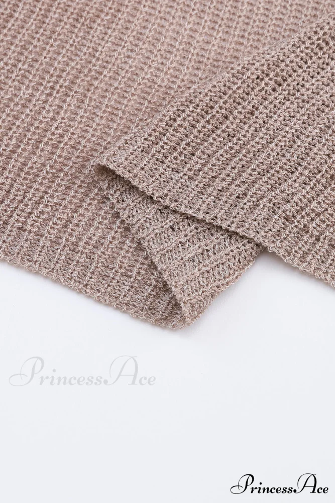 Low Dolman Slouchy High Gray Arm Sweater - Image 11